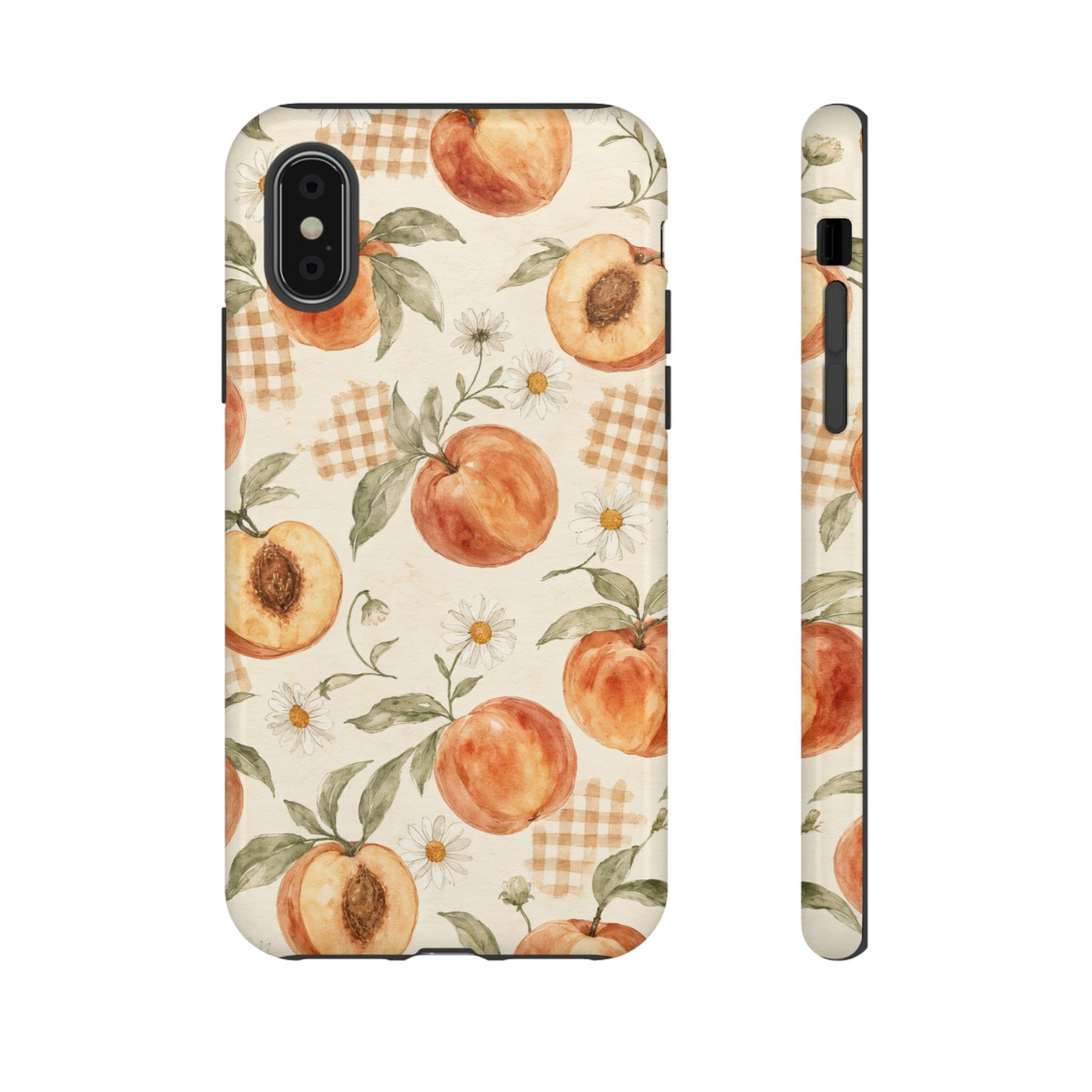 Peachy Gingham Tough Case