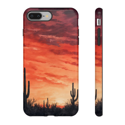 Desert Sunset Swaths Tough Case