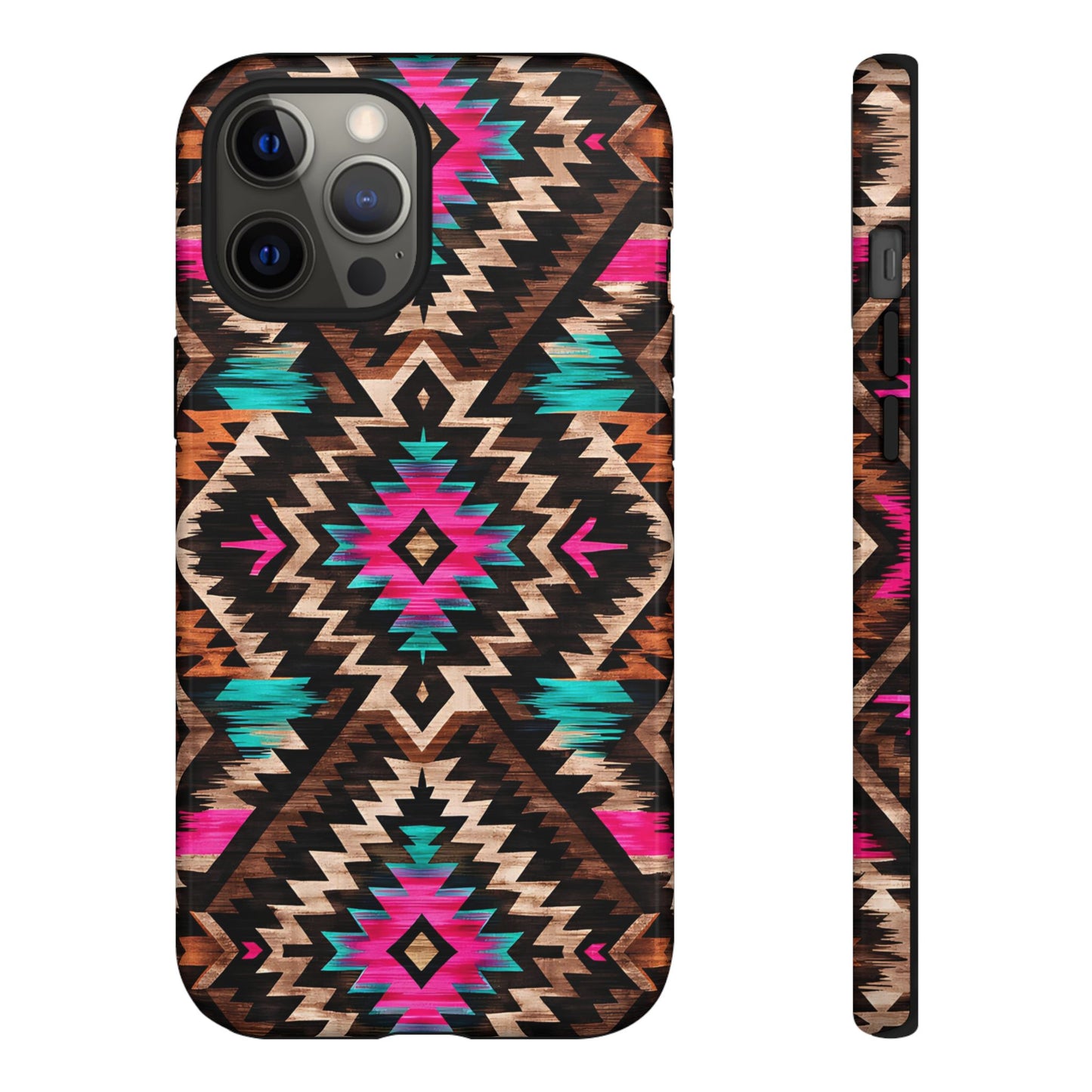 Neon Aztec Rug Tough Case