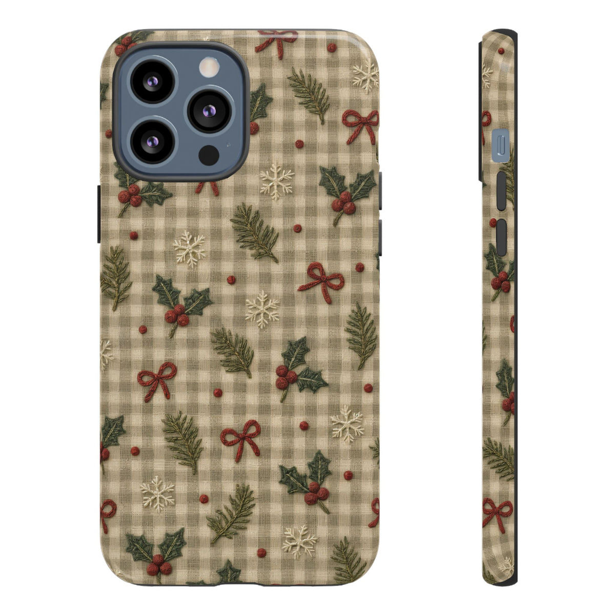Gingham Holly Tough Case