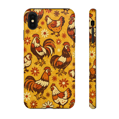 Retro Chickens Tough Case
