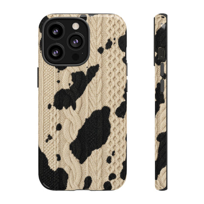 Cable Knit Cowhide Tough Case
