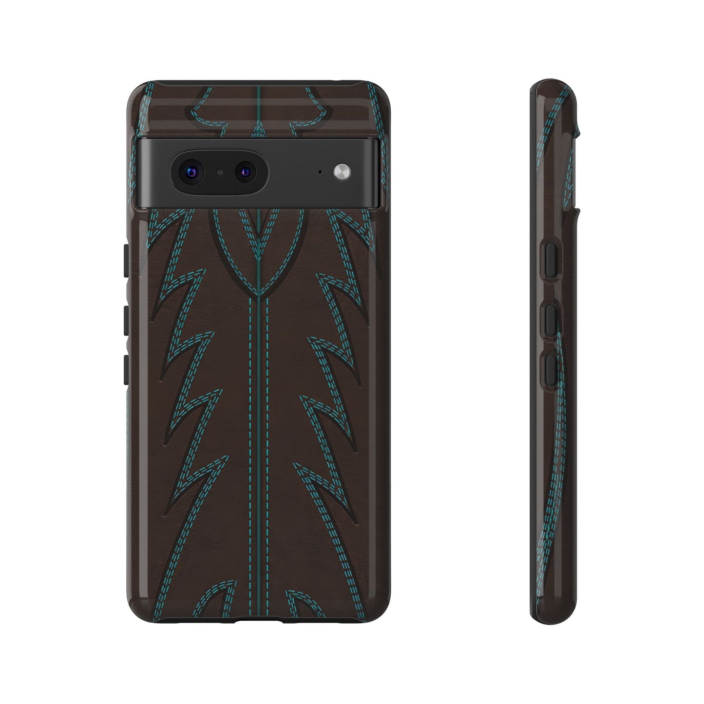 Boot Closeup Brown Turquoise Tough Case