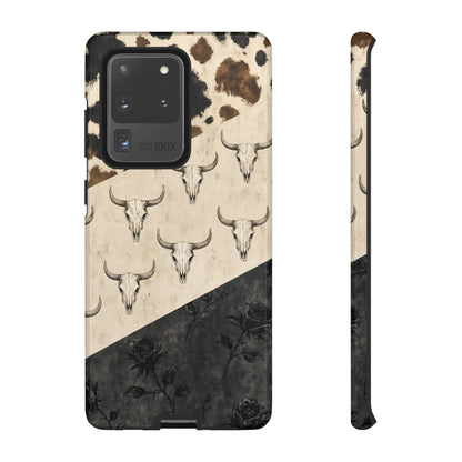 Bull Skull Rose Tough Case