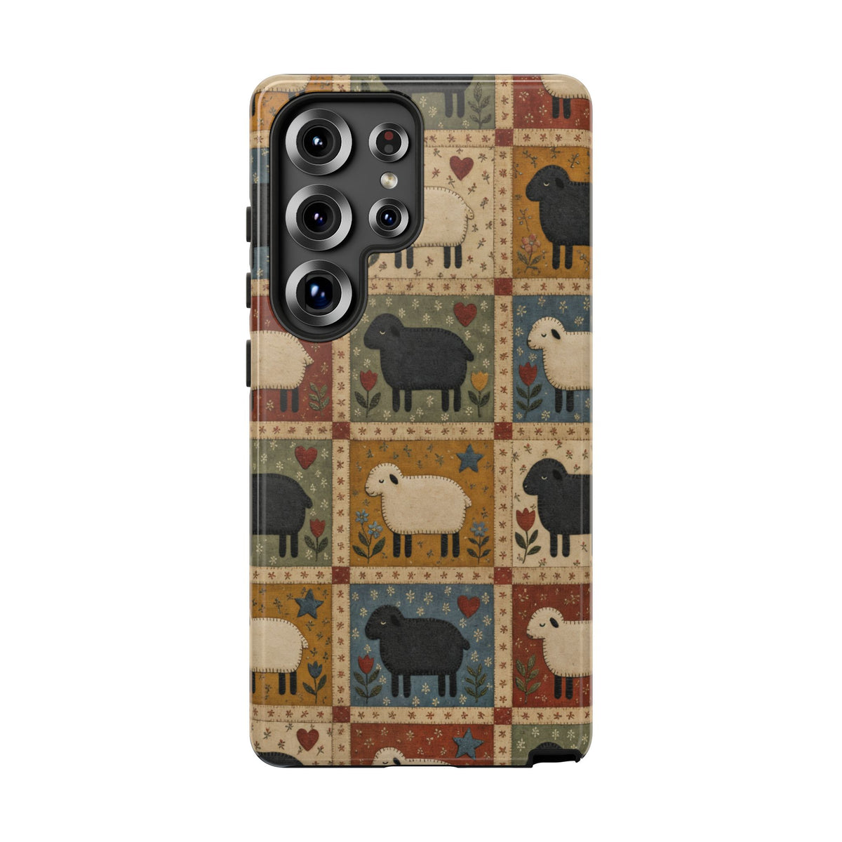 Sheep Quilt Tough Case