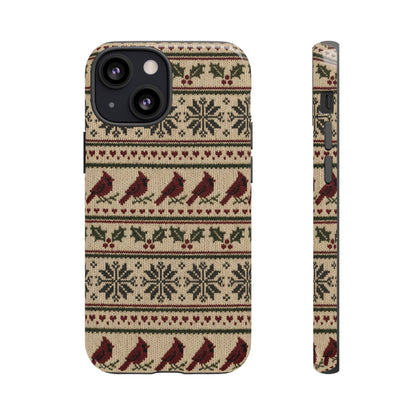 Fair Isle Cardinals Tough Case