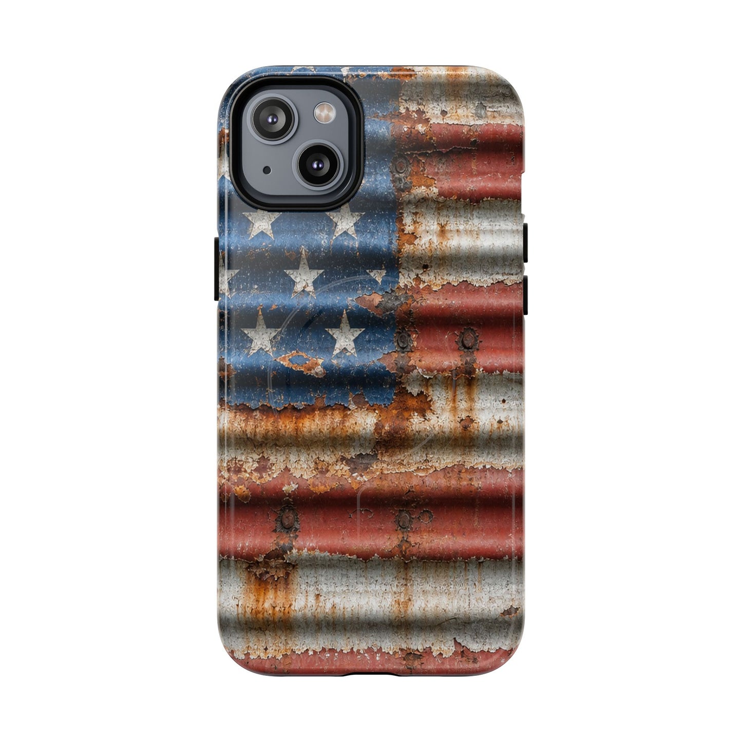 Rustic Flag Magnetic Case