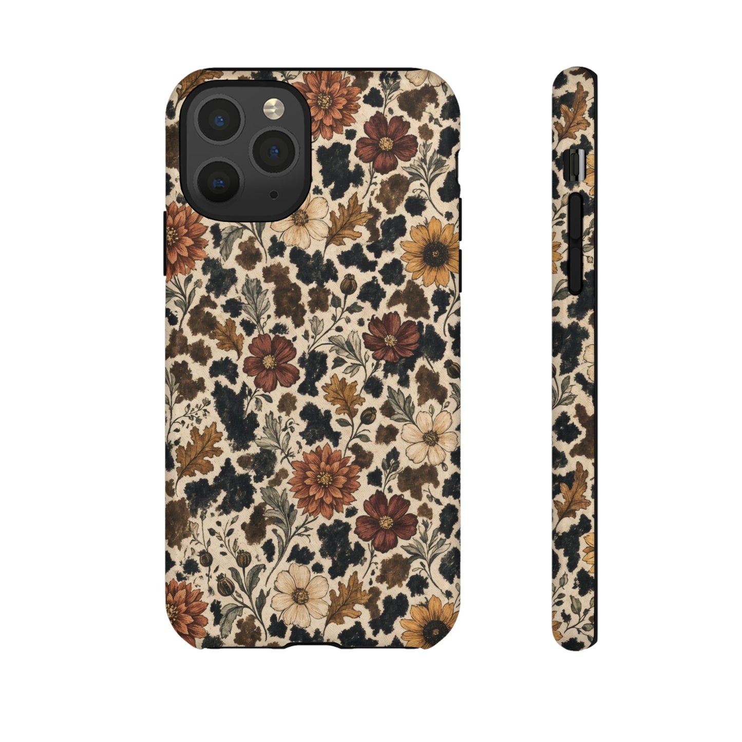 Autumn Cowhide Bloom Tough Case