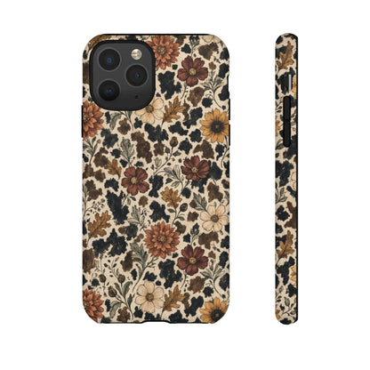 Autumn Cowhide Bloom Tough Case
