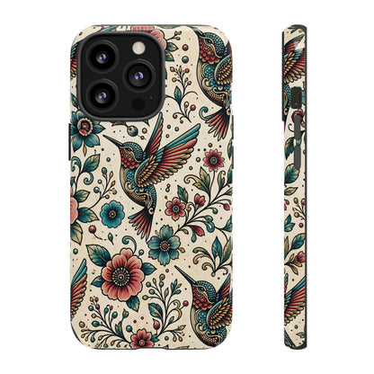 Retro Hummingbird Tough Case