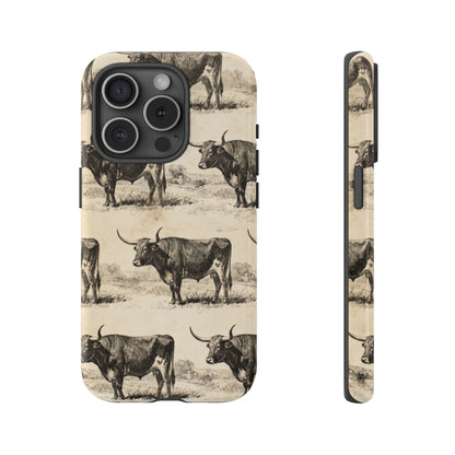Vintage Longhorns Tough Case