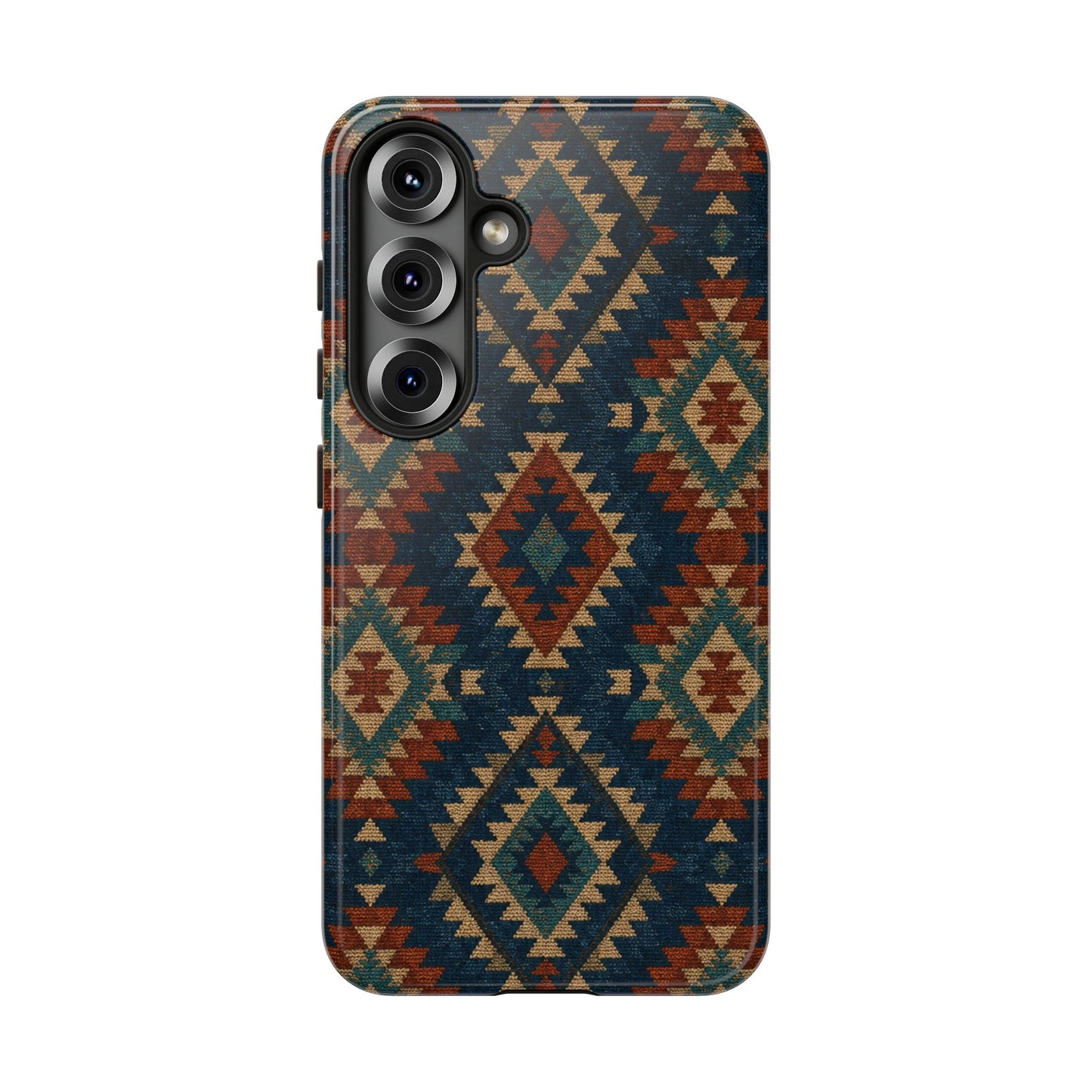 Navy Aztec Tough Case