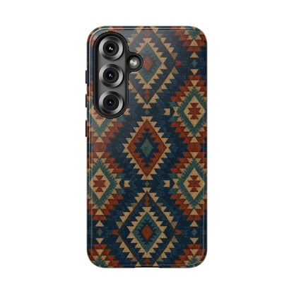 Navy Aztec Tough Case