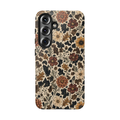 Autumn Cowhide Bloom Tough Case