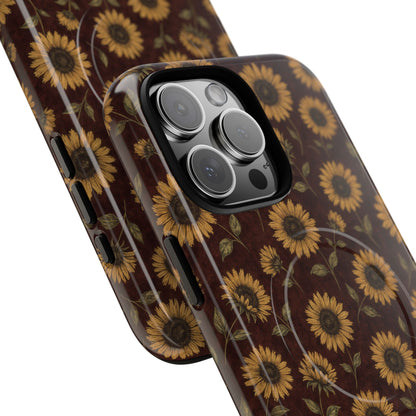 Autumn Sunflowers Magnetic Case
