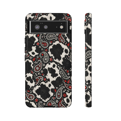 Paisley Cowhide Tough Case