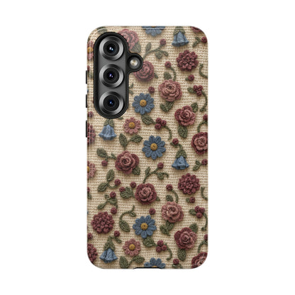 Crochet Flower Garden Tough Case