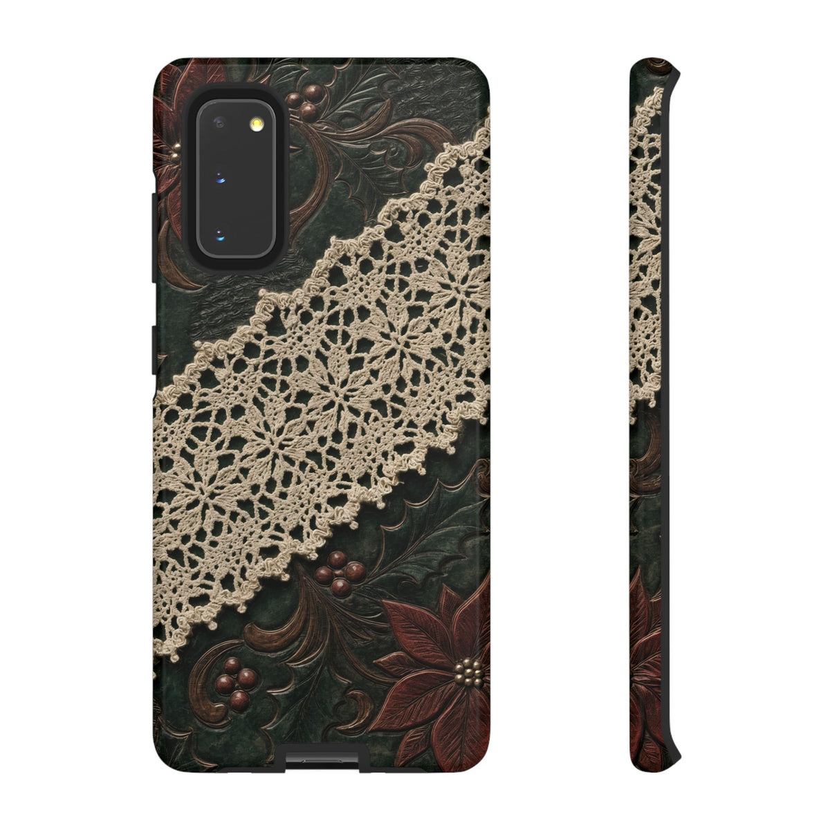 Poinsettia Lace Tough Case