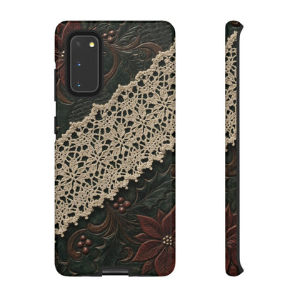 Poinsettia Lace Tough Case