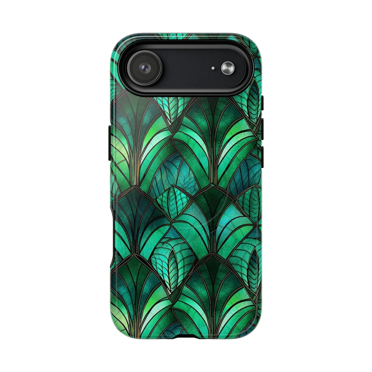 Emerald Green Stained Glass Magnetic Case
