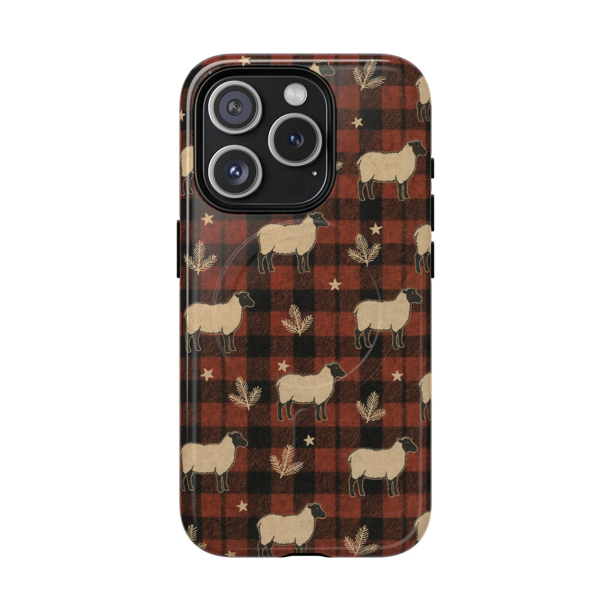 Plaid Sheep Magnetic Case