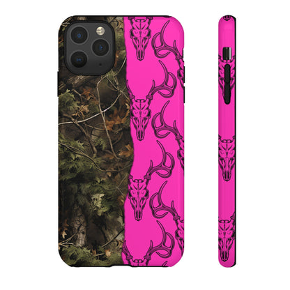 Camo Deer Skulls Pink Tough Case