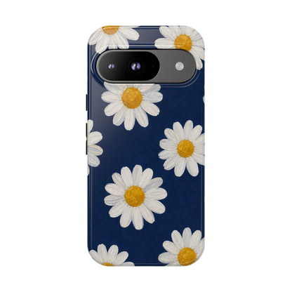 Navy Daisy Tough Case