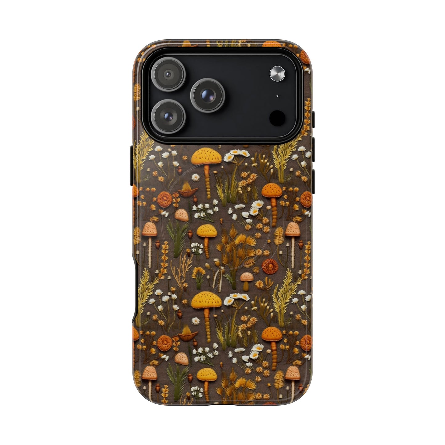 Brown Mushroom Magnetic Case