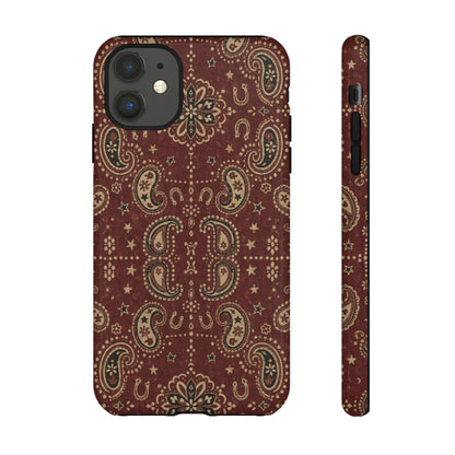 Burgundy Bandana Tough Case
