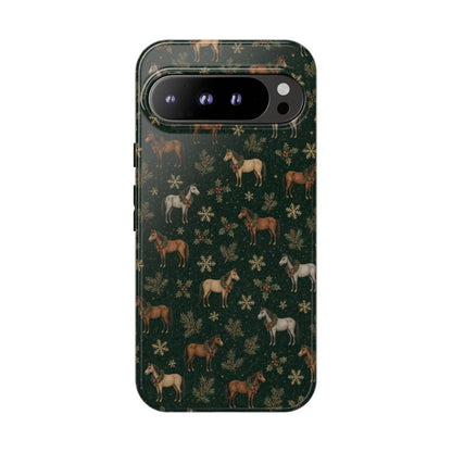 Evergreen Horses Tough Case