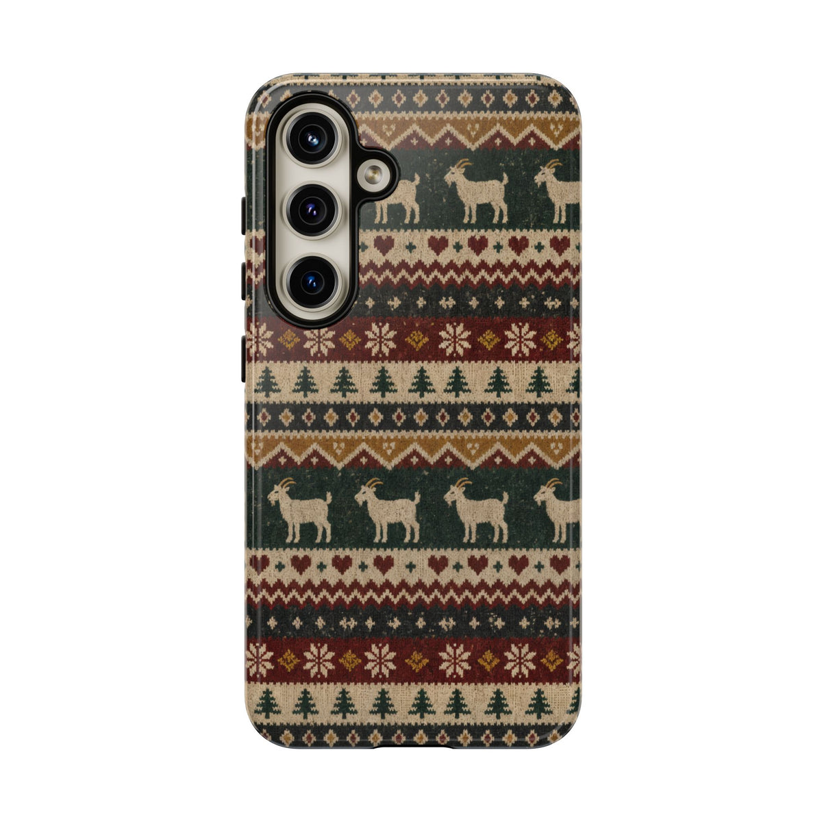 Fair Isle Goats Tough Case