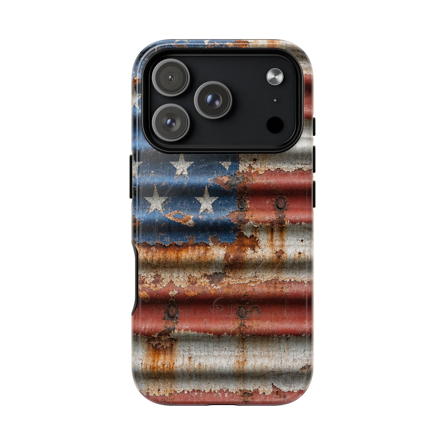 Rustic Flag Magnetic Case