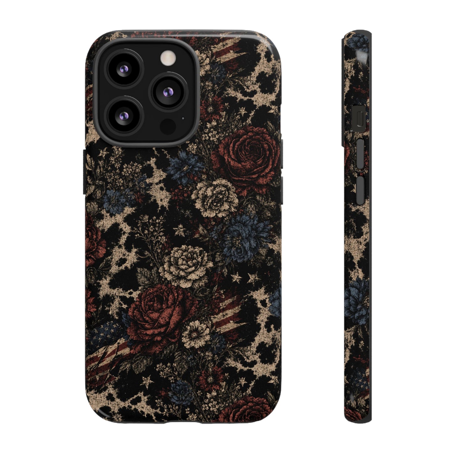 USA Cowhide Bloom Tough Case