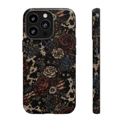 USA Cowhide Bloom Tough Case