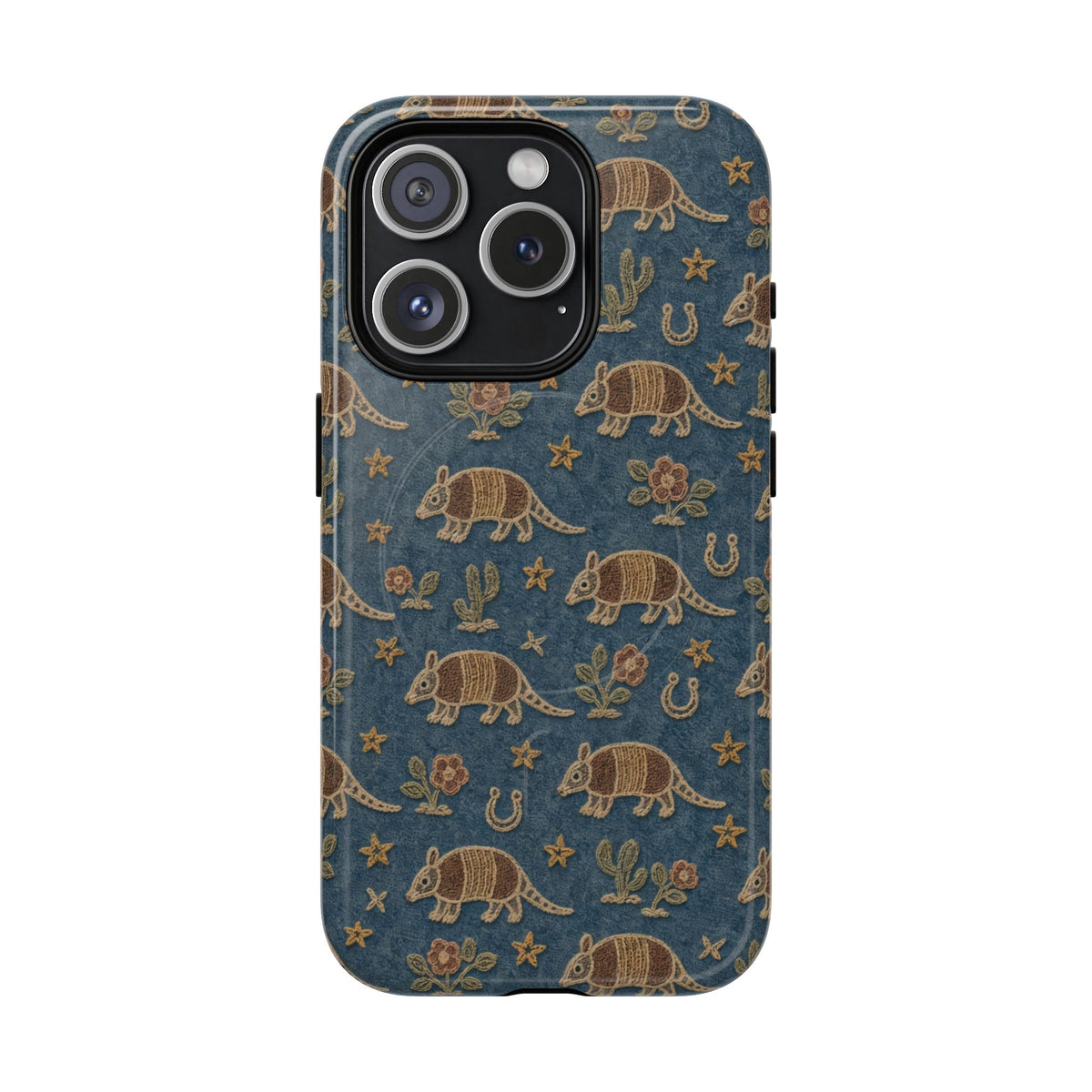 Denim Armadillo Magnetic Case