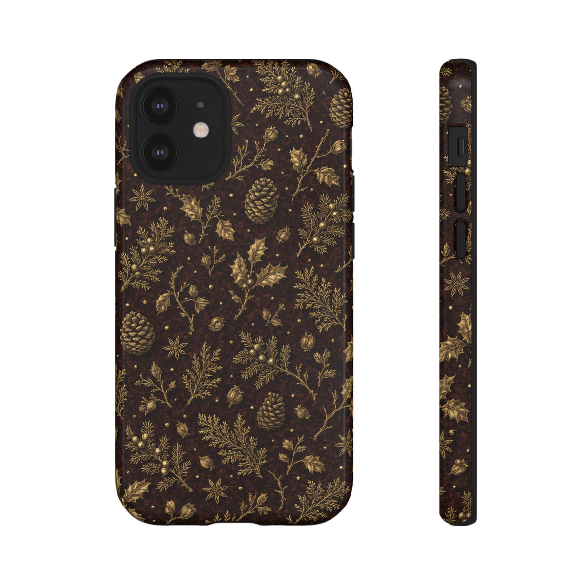 Brass Winter Botanicals Tough Case