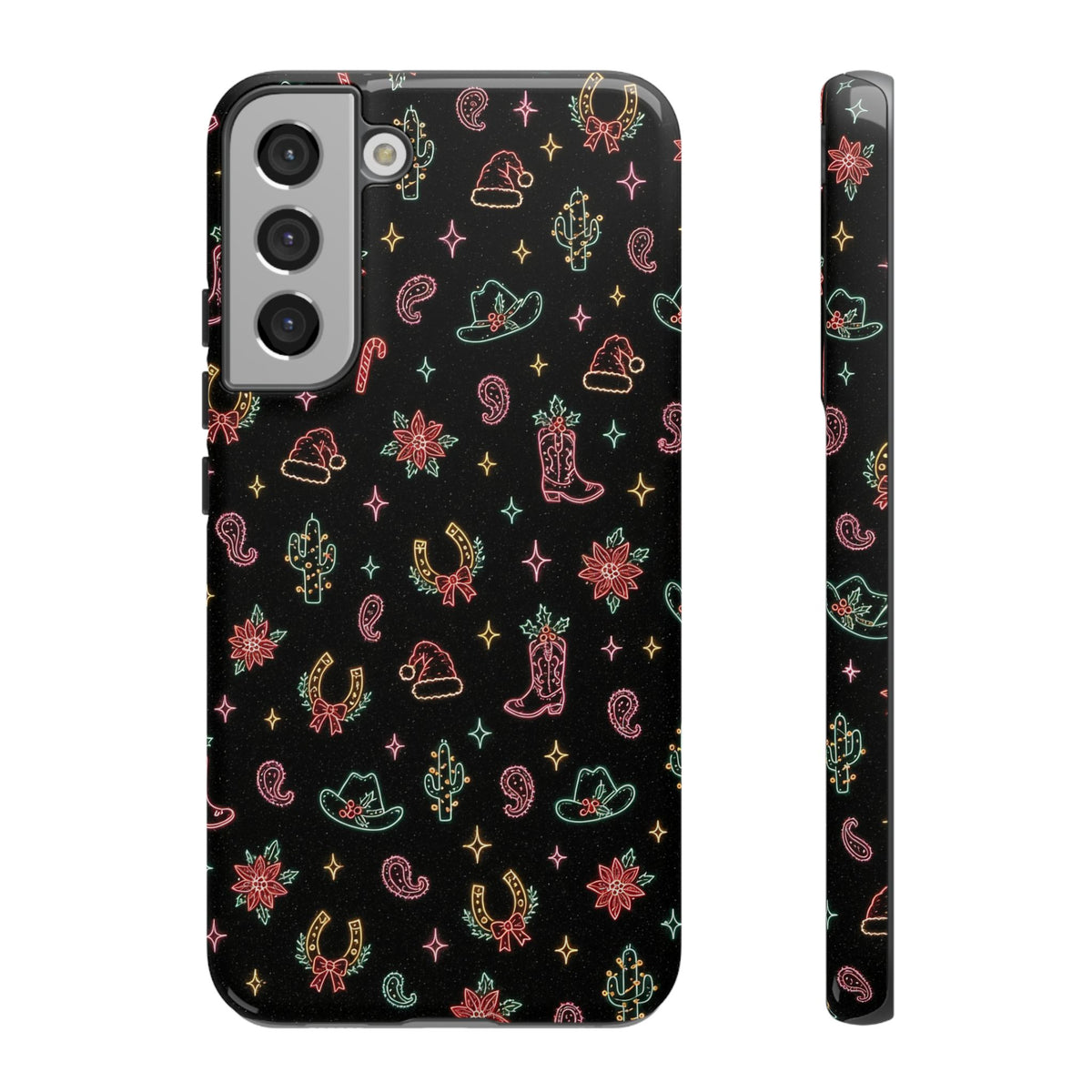 Neon Holiday Doodles Tough Case