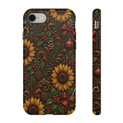 Christmas Sunflowers Tough Case