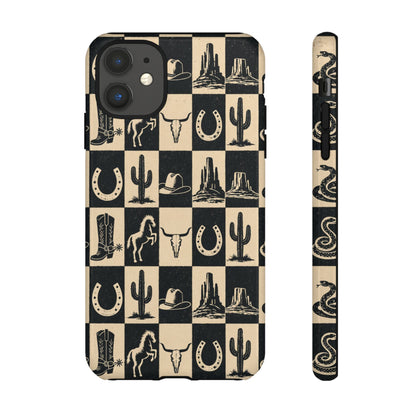 Western Checkerboard Tough Case