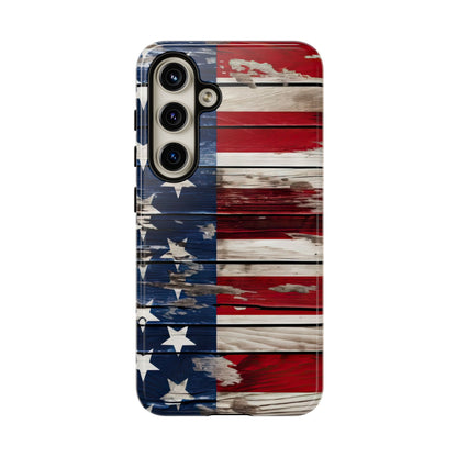 Wood Stars Stripes Tough Case