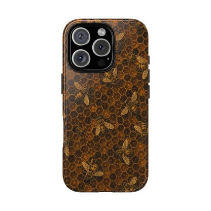 Golden Honeycomb Tough Case