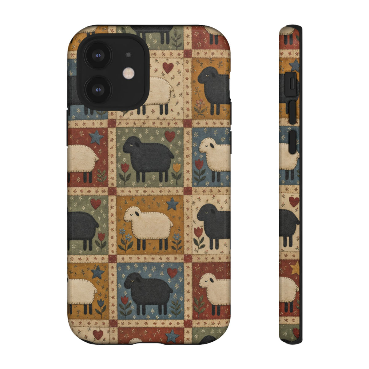 Sheep Quilt Tough Case