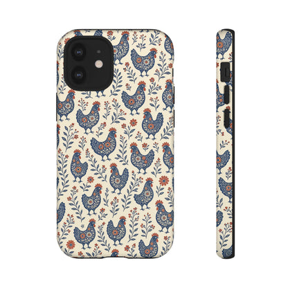 Folk Hens Tough Case