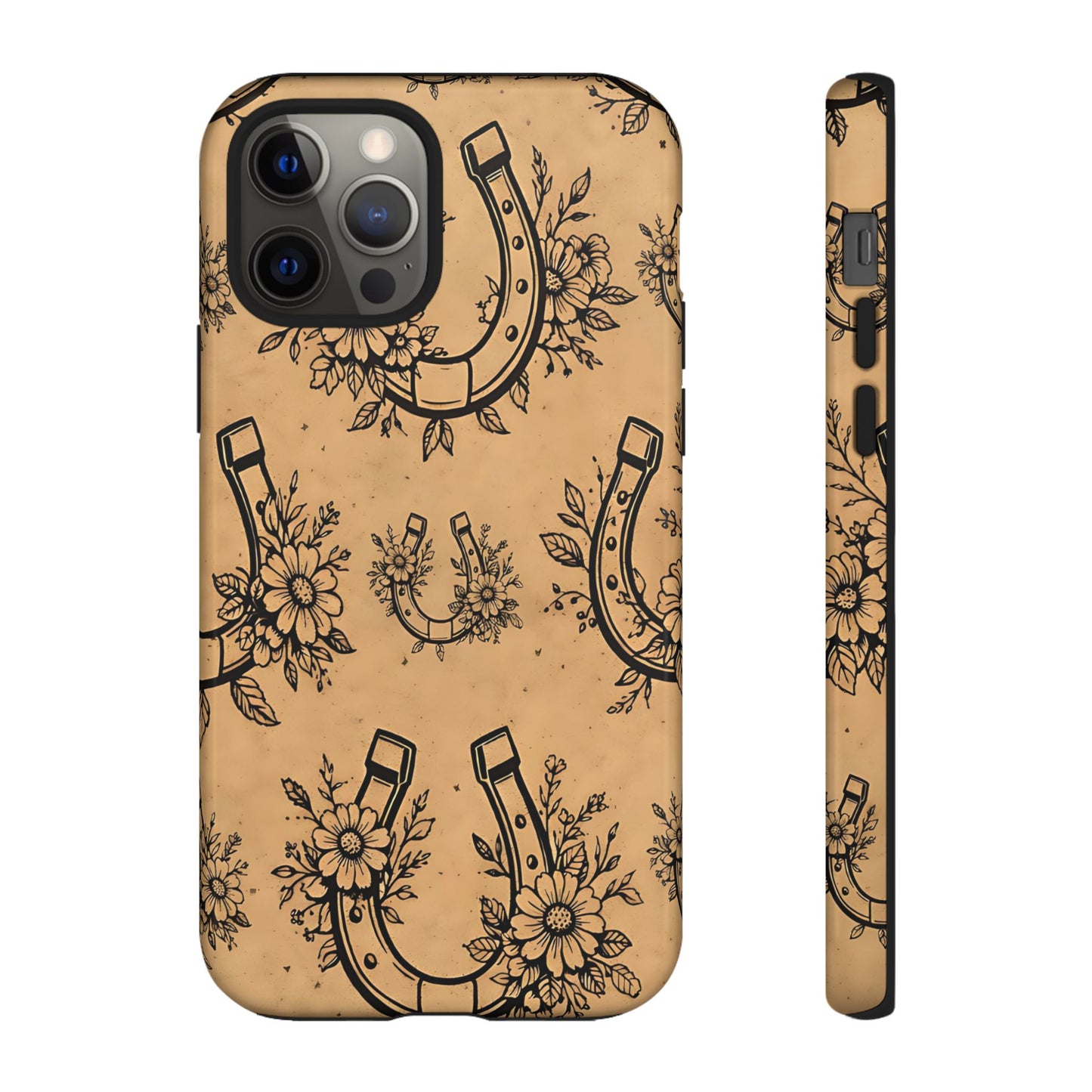 Floral Horseshoes Tough Case
