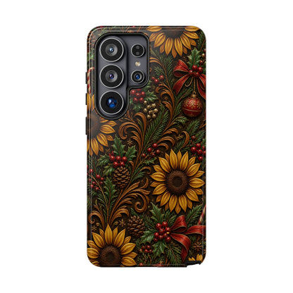 Christmas Sunflowers Tough Case