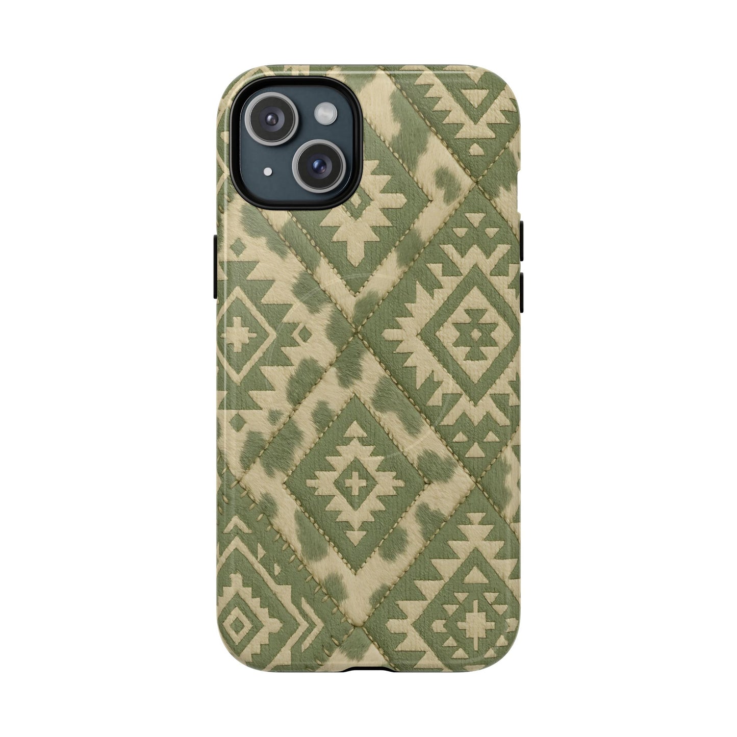 Sage Aztec Quilt Magnetic Case