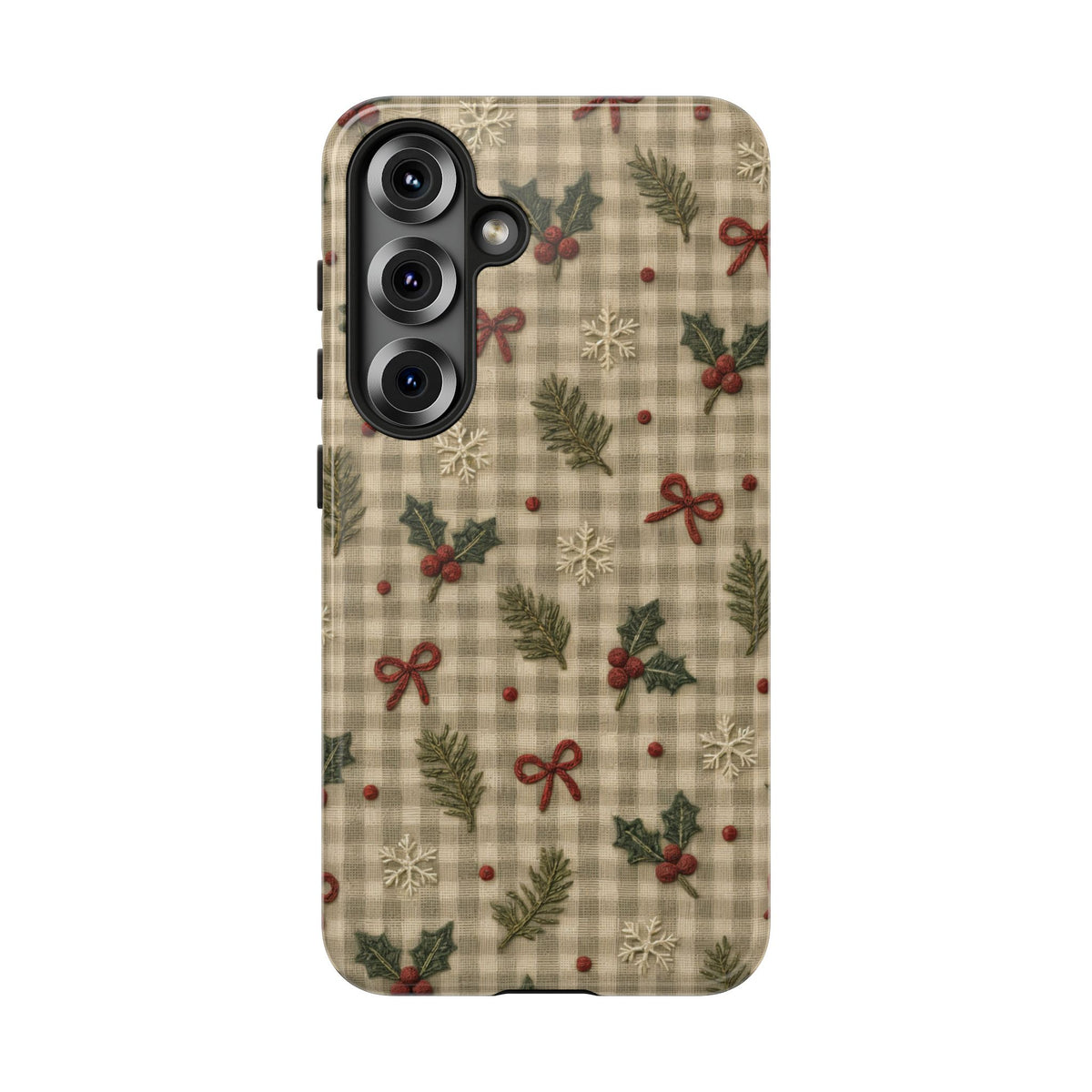 Gingham Holly Tough Case