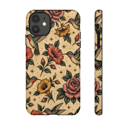 Hummingbird Rose Tough Case