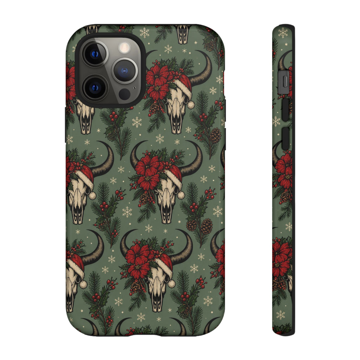 Santa Bull Skulls Tough Case