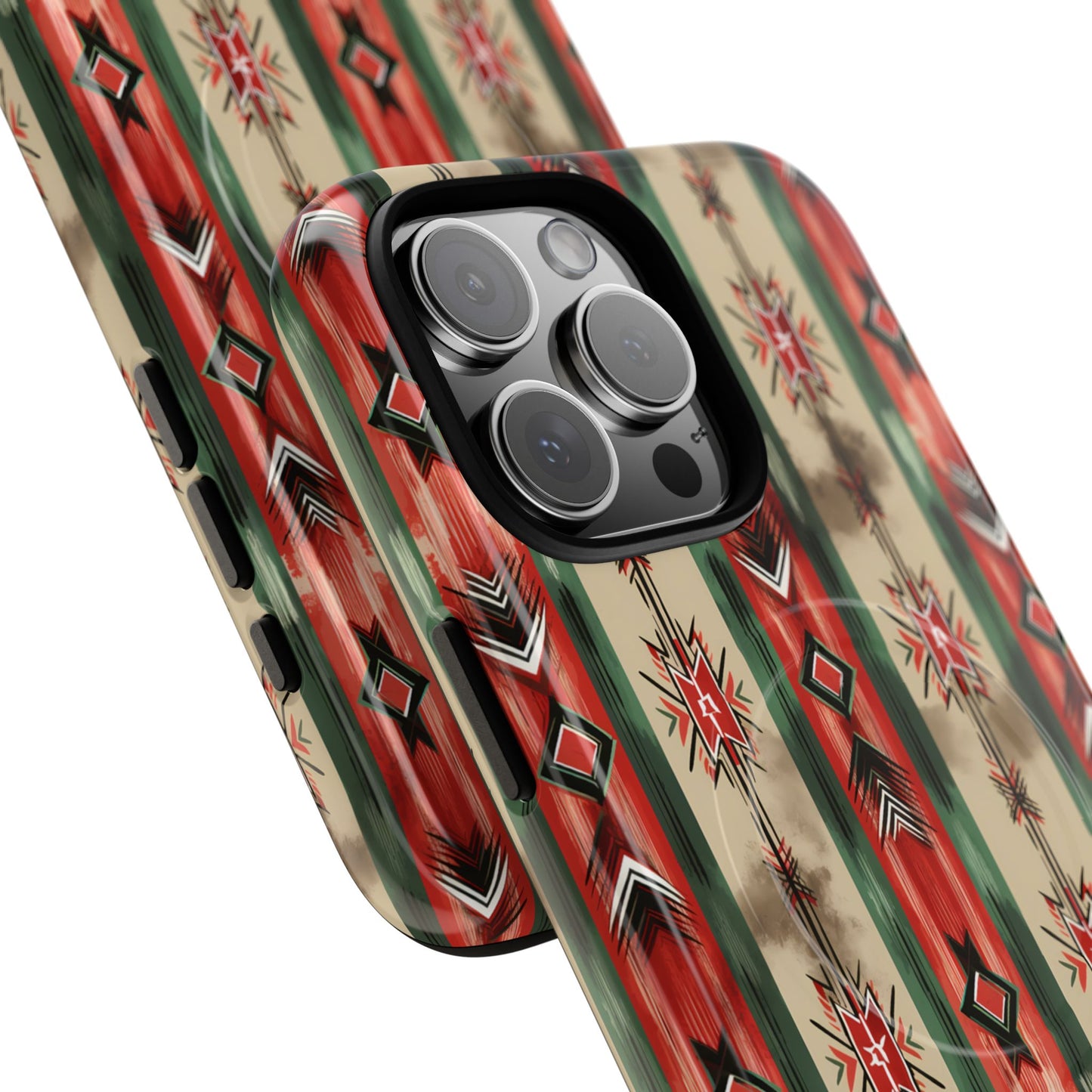 Christmas Aztec Stripes Magnetic Case
